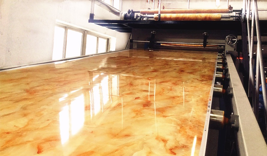 PVC Plastic Marble Sheet Artifical Stone Decorative Panel Extruder Machine Line