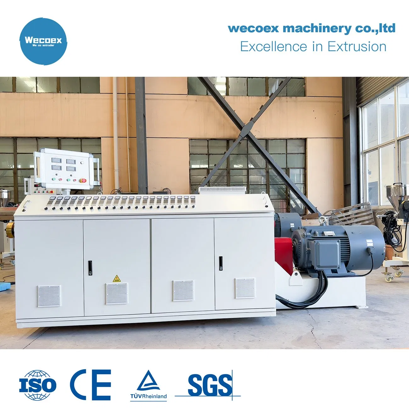 16 to 1600mm Plastic PVC PPR PE HDPE Water Supply Drainage Irrigation Gas Pipe Making Machine Extrusion Line