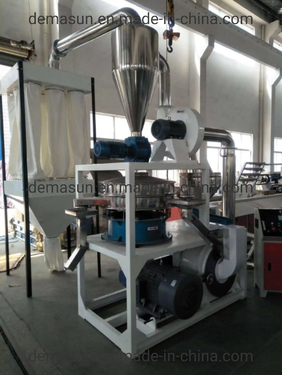 Plastic PVC HDPE LDPE PP Granulator Milling Machine PVC Plastic Miller Machine Recycling Material Powder Making Plastic Machine PVC Pulverizer