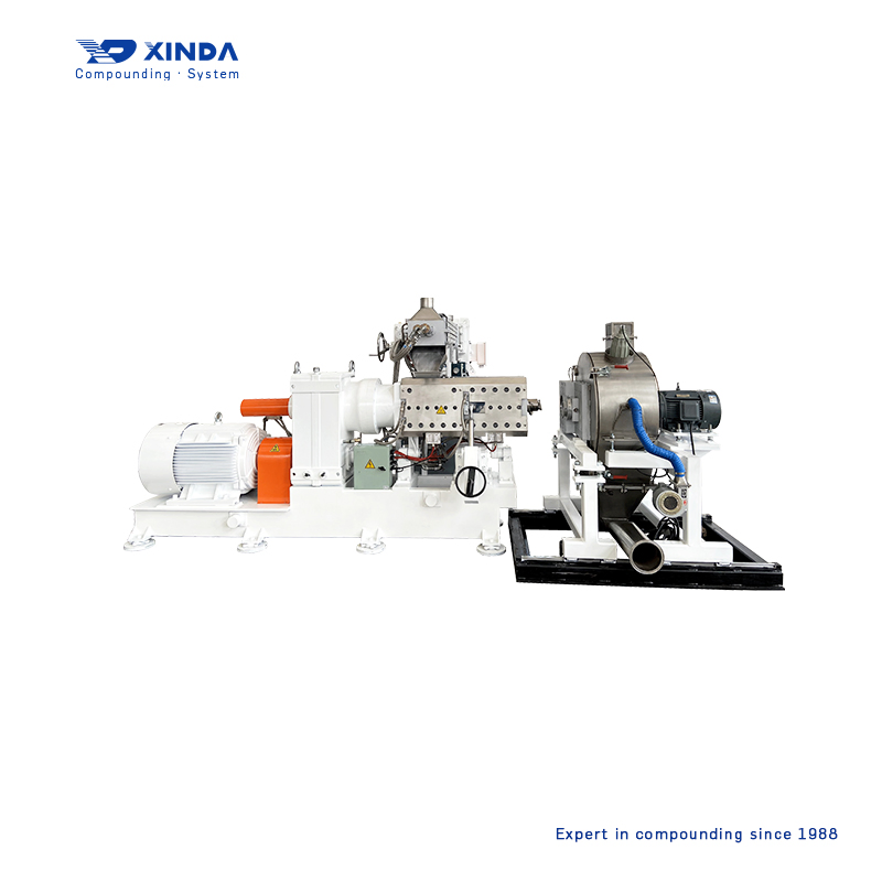 New Design China Manufacturer Bio Decomposing Plastic Twin Screw Extruder Pelletizing Granulator Machinery