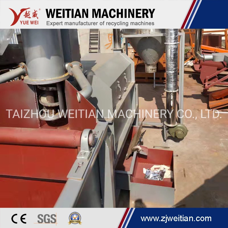 Waste Plastic HDPE LDPE PP PE Pet Milk Bottle Flakes Crushing Crusher Washing Dewatering Recycling Machine