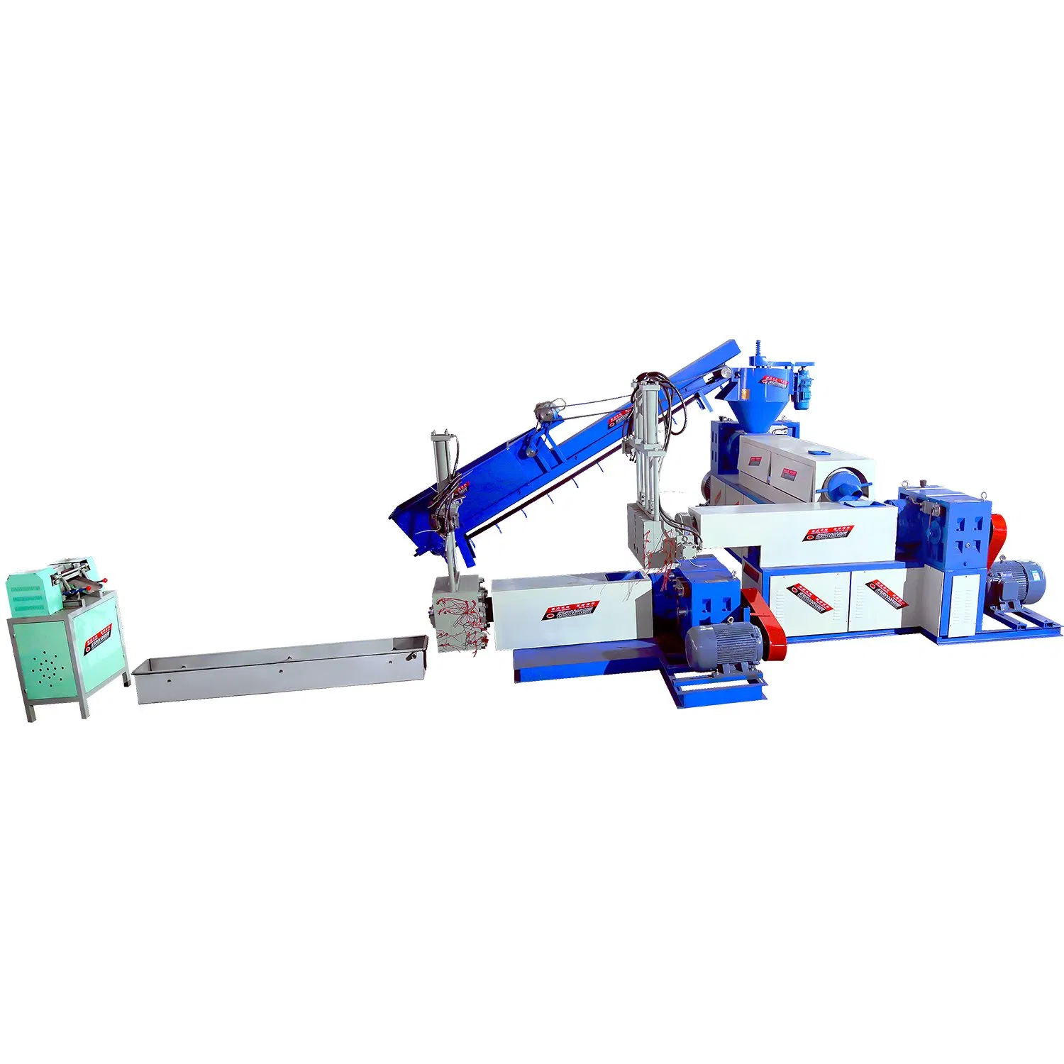 Plastic Pelletizing Machine Three Stage Plastic Granulator Film Recycling Granulation