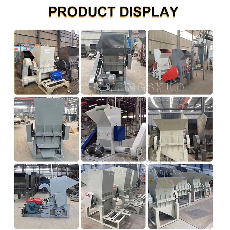 a Large Soft Plastic Noiseless Crusher Diesel Power Plastic Block Crusher Machine
