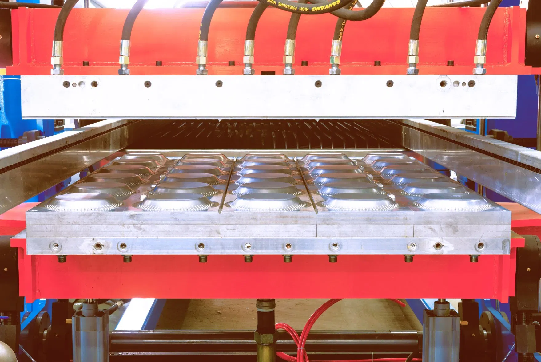 Full Automatic Disposable Food Containers Plastic PS Foam Thermoforming Machine