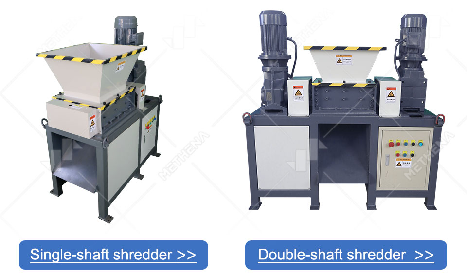 Industrial Manual Rubber Plastic Crusher Fibre Bone Multipurpose Car Motorcycle Tyre Rubber Shell Scrap Dual Shaft Metal Scrap Iron Cable Shredder Machine