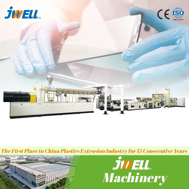 Jwell Good Price PC/PMMA/GPPS/ABS/Acrylic Material Transparent Sheet/Board Making Machine/Plastic Extruder Extrusion Line