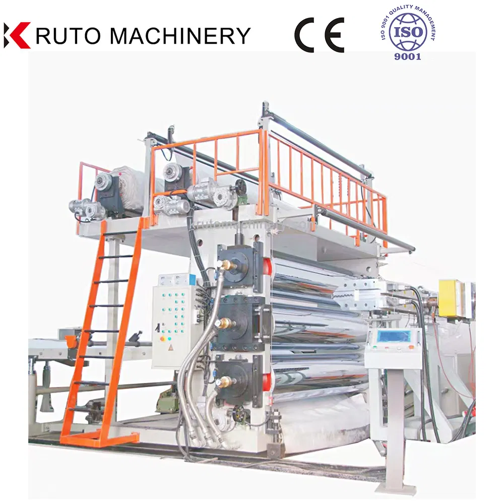 Wide Large Width PE HDPE LDPE LLDPE PVC Geomembrane Sheet Waterproof Roll Films Plate Board Production Line Making Machine Extrusion Equipment Plastic Machinery