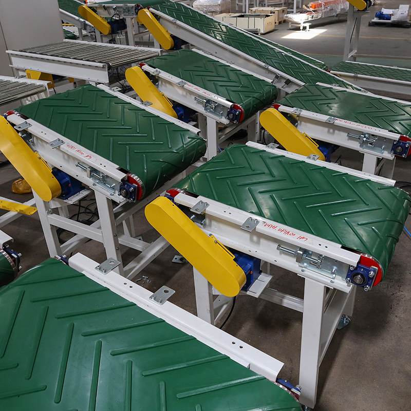Electrical Logistics Automatic Plastics Plastic PVC Belt Conveyor Line System