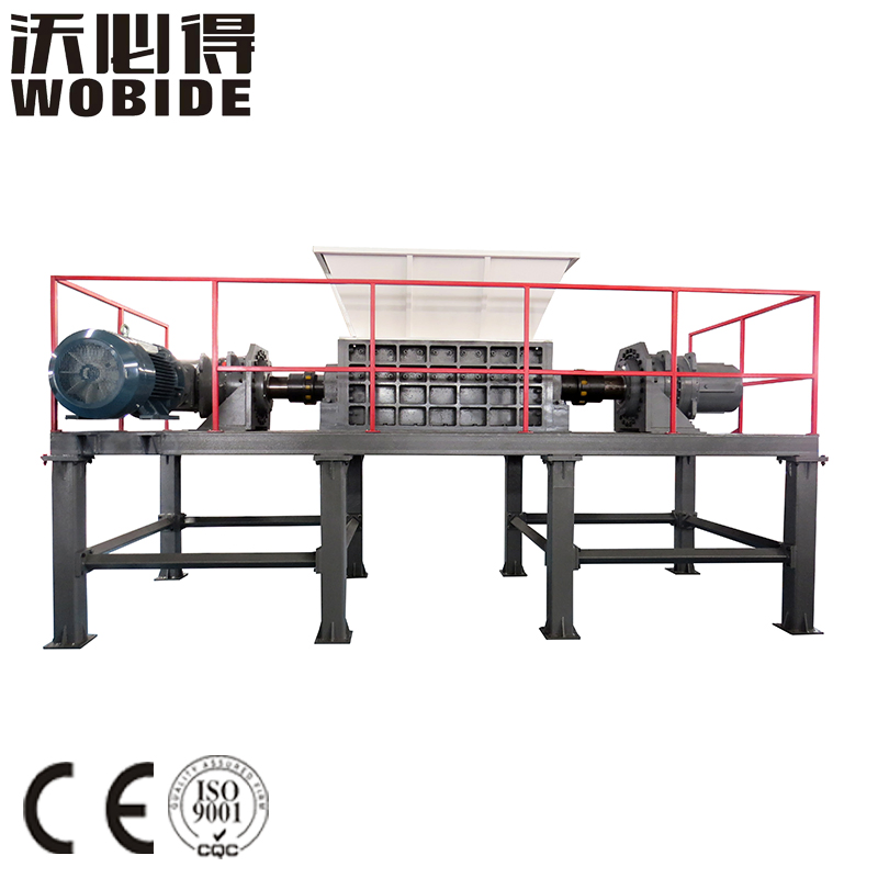 Waste Plate/Tyre/Wood/Plastic/Car Bumpers Shredder Double Shafts Shredder Machine