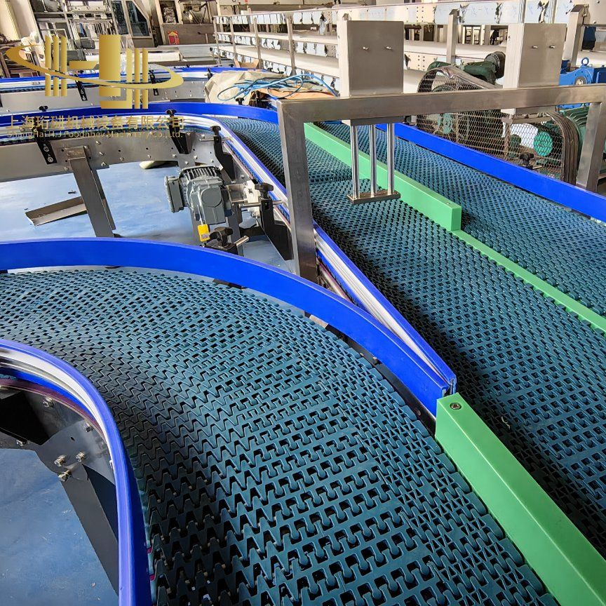 Customizable Snacks Plastic Modular Belt Conveyor Systems for Efficient Food Beverage Industrial Production Lines