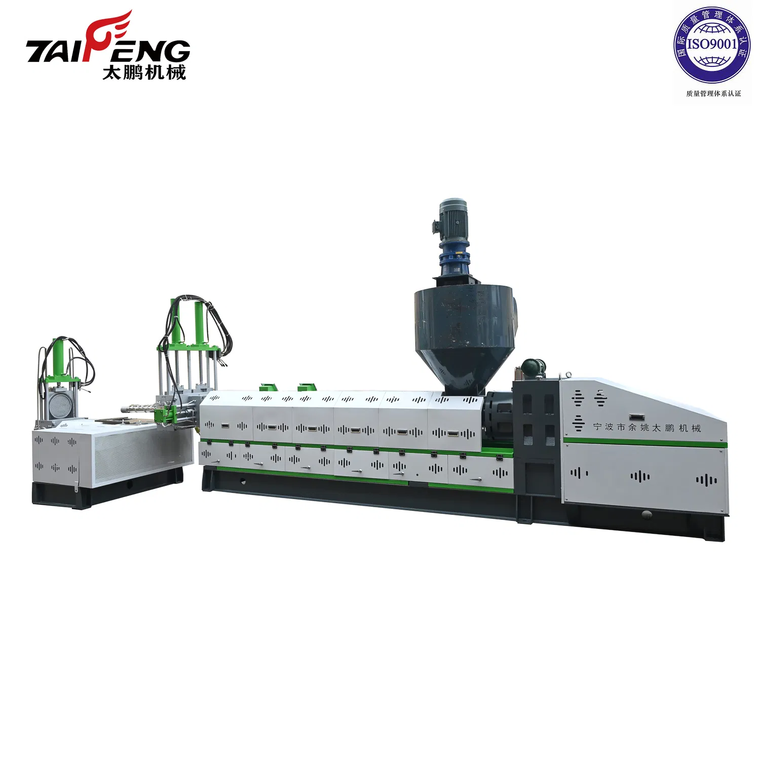 Taipeng Waste Plastic Recycling Extruder Pelletizing Machine Plastic Recycling Machine