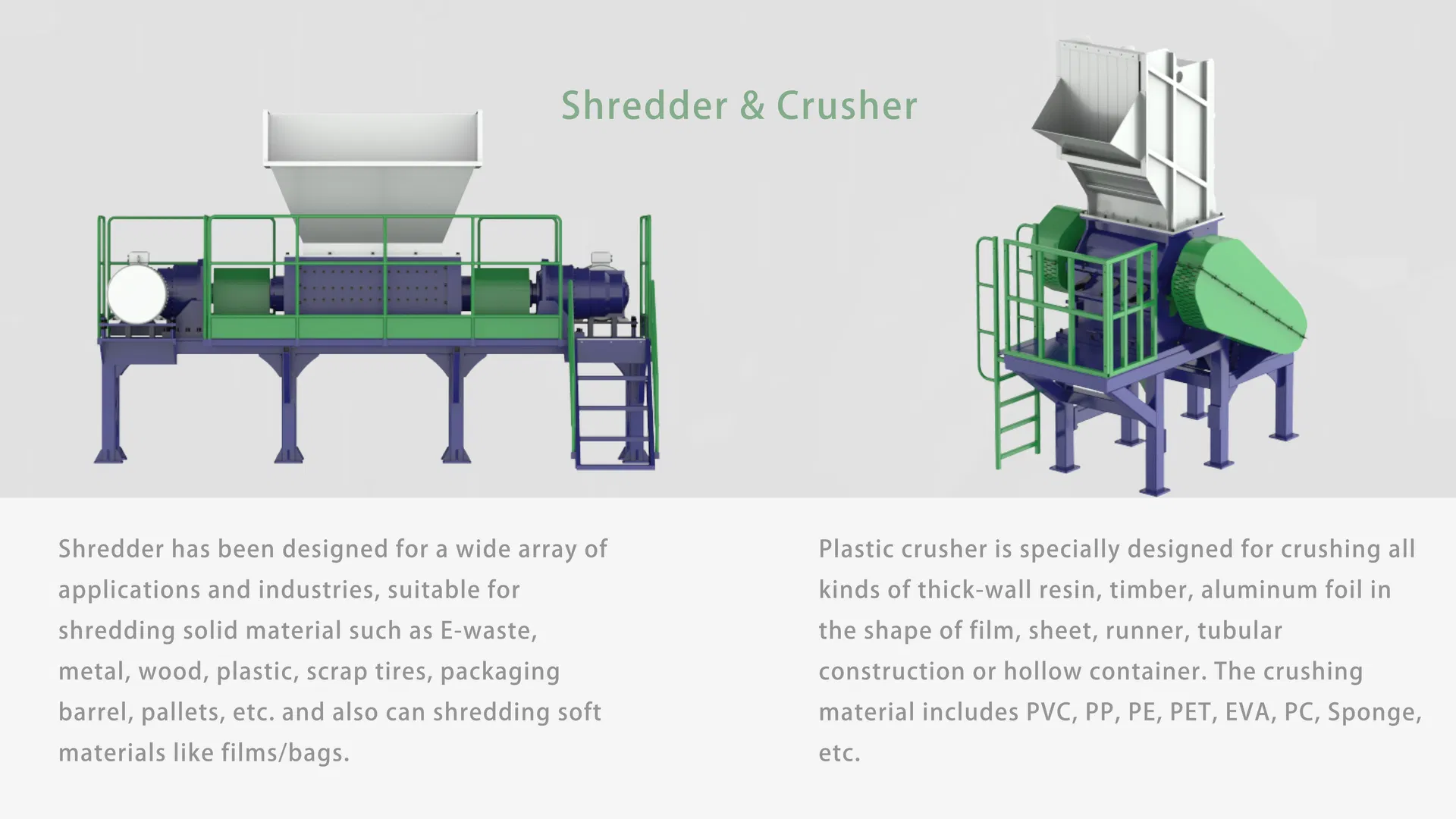 Pelletizing Granulator Details