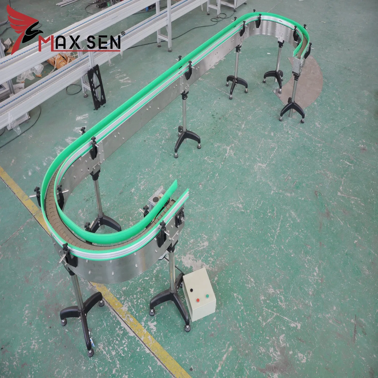 Plastic Top Chain Conveyor System for Chemical Industry From China Manufacture