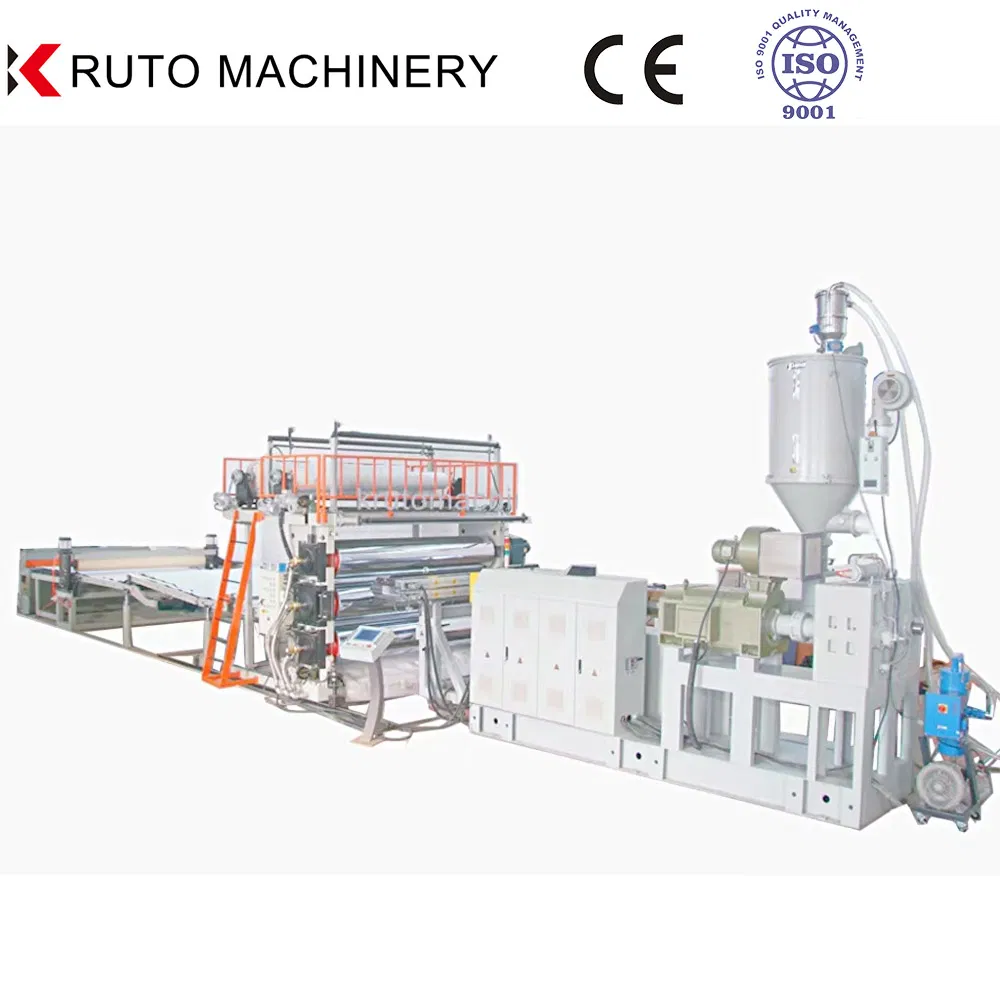 Wide Large Width PE HDPE LDPE LLDPE PVC Geomembrane Sheet Waterproof Roll Films Plate Board Production Line Making Machine Extrusion Equipment Plastic Machinery