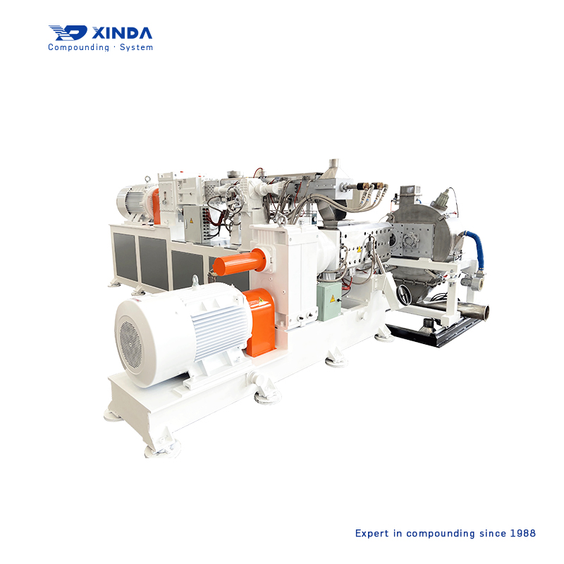 New Design China Manufacturer Bio Decomposing Plastic Twin Screw Extruder Pelletizing Granulator Machinery