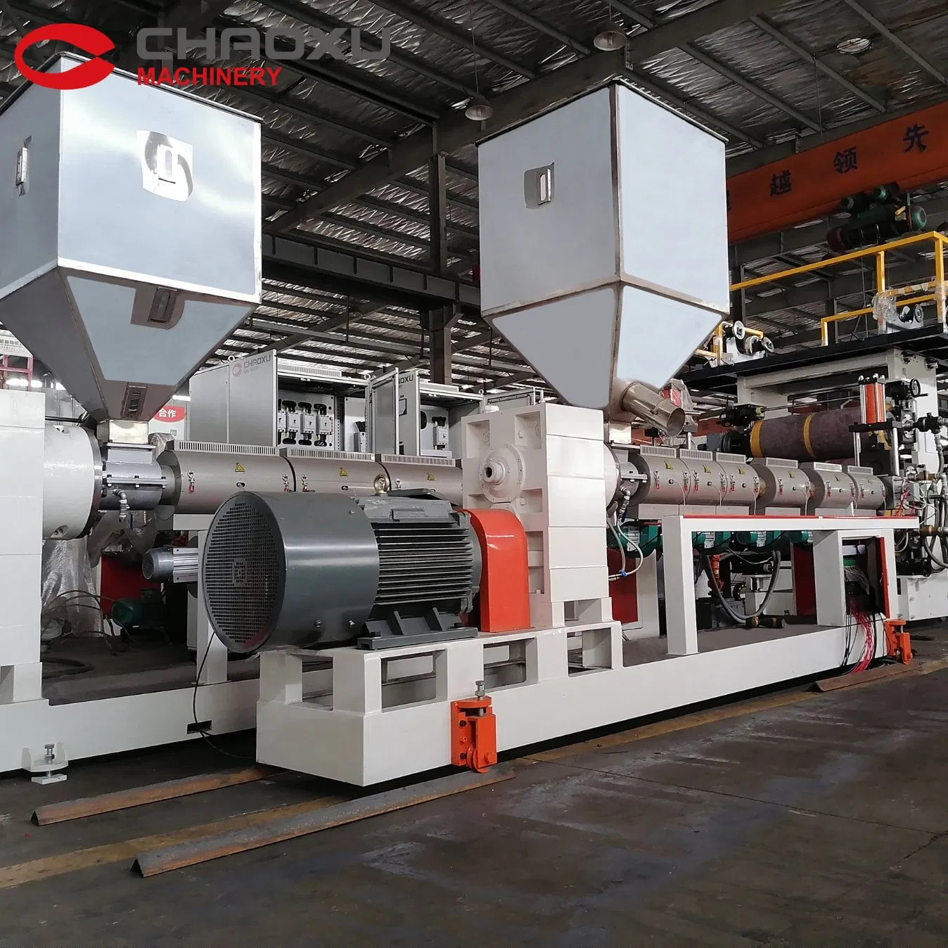 Chaoxu ABS PC Plastic Sheet Luggage Twin Screw Extruder Making Machine/Suitcase Extrusion Production Line