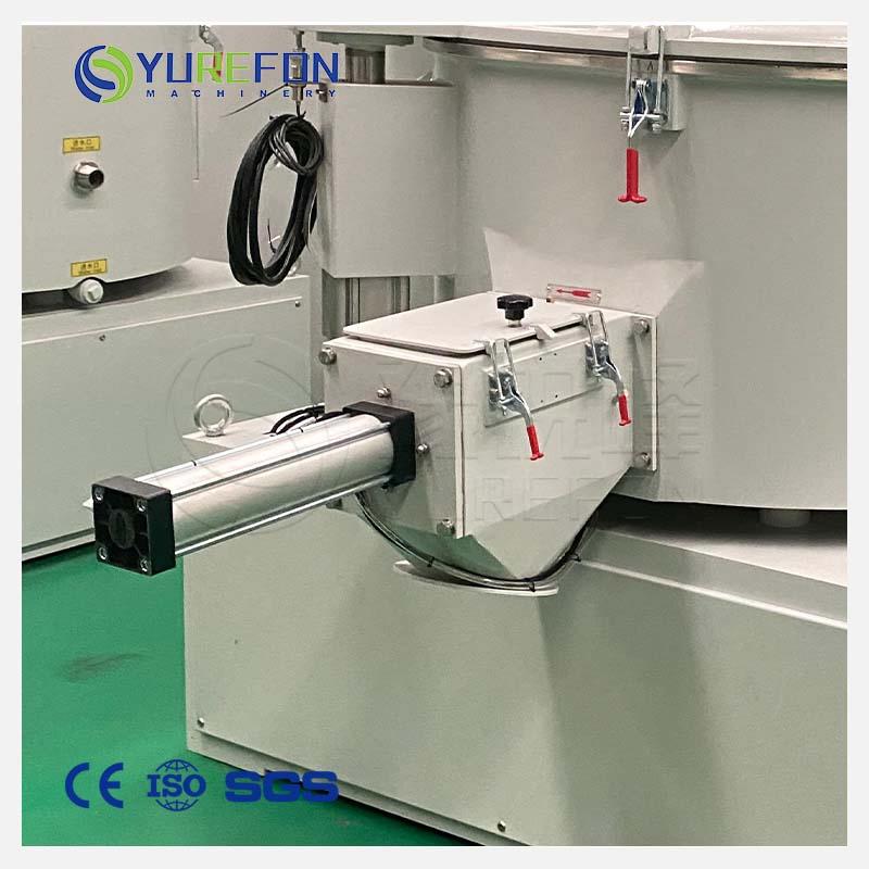 Plastic PVC Resin Vertical Compounding Heating Cooling Mixing System