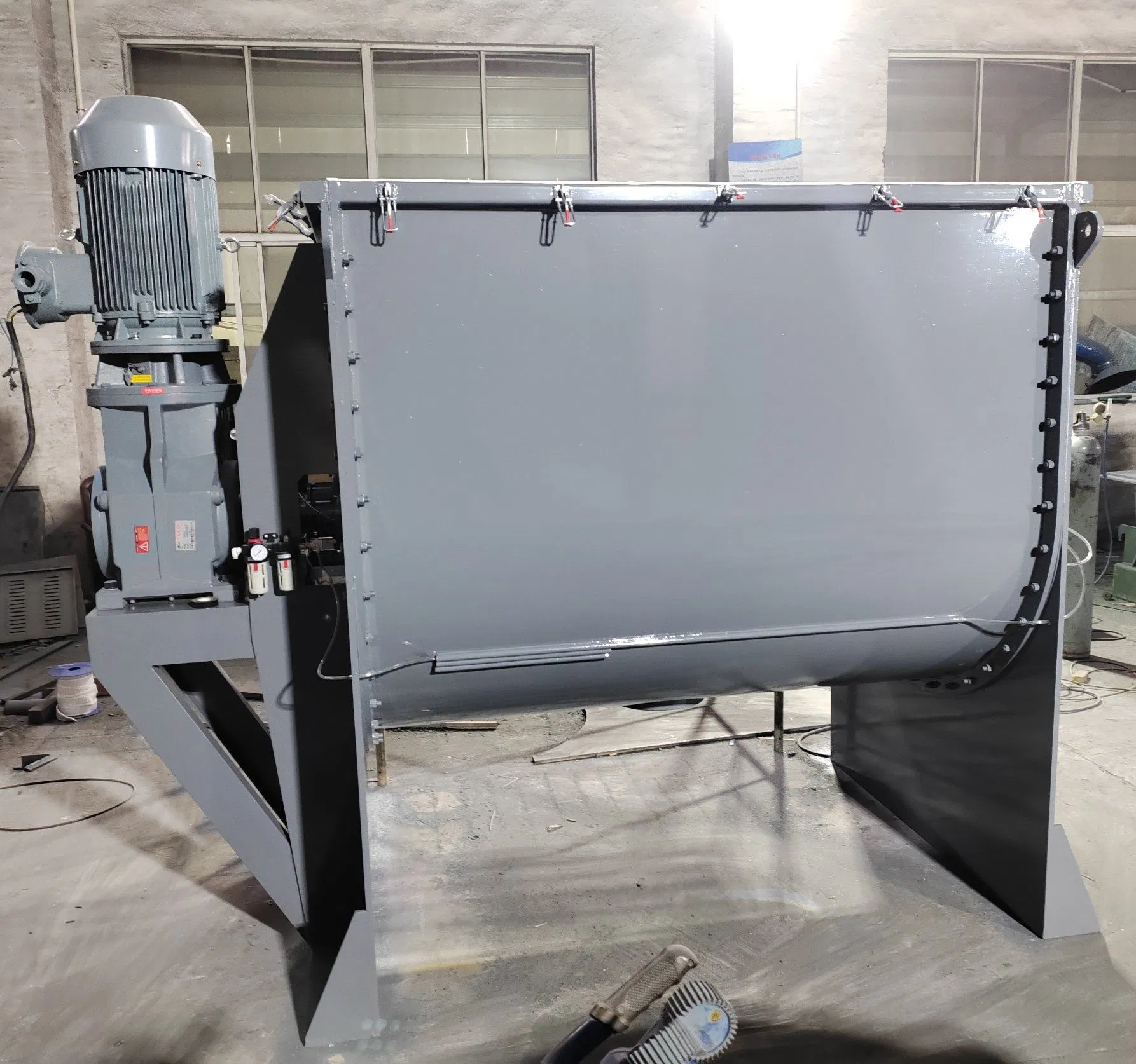 Polyc Powder Liquid Horizontal Ribbon Mixer Machine for Paint Coating Plastic Powder