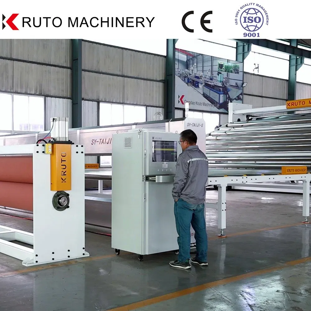 PEVA EVA LDPE HDPE LLDPE Geo Membrane Sheet Extruder Plastic Extruder