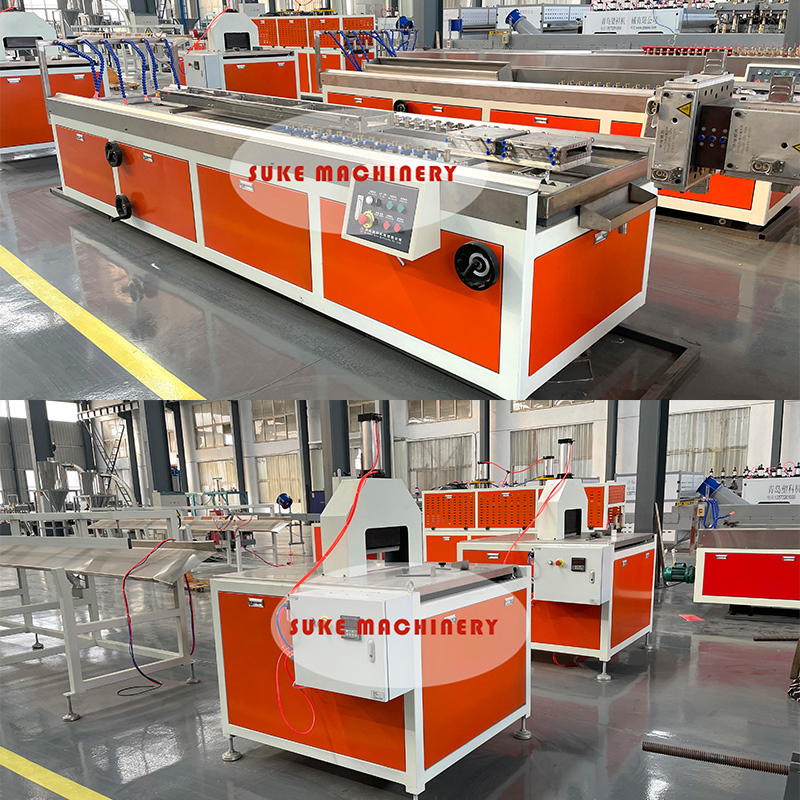 PE WPC Profile Machine WPC Composite Decking Flooring Extrusion Production Line Plastic Machine Extruder