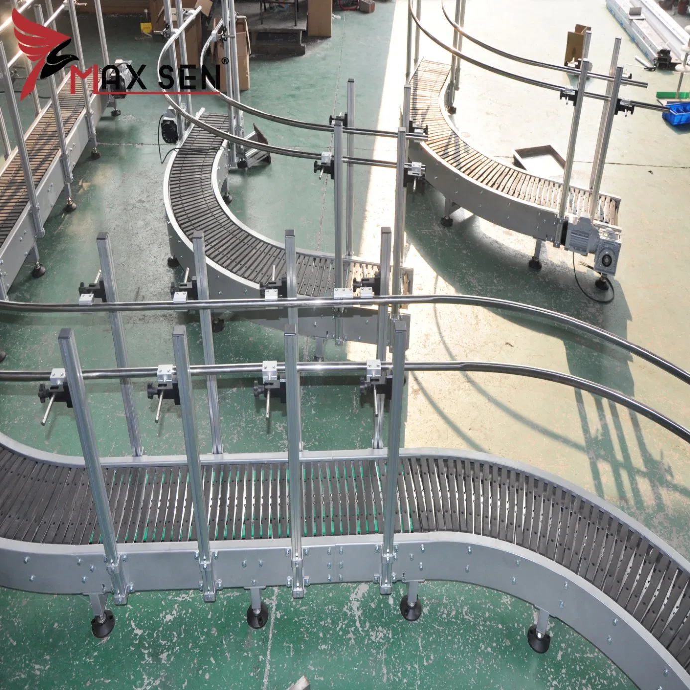 Plastic Top Chain Conveyor System for Chemical Industry From China Manufacture