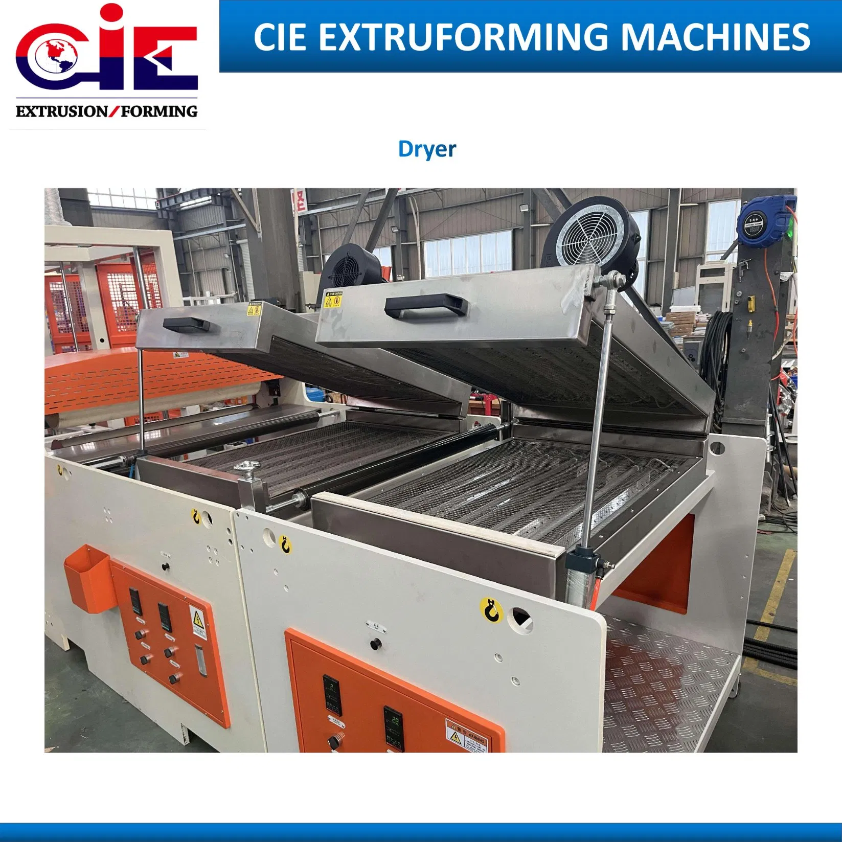 High Precision APET Crystal Dryer System Cpet/PLA Plastic Sheet Extruder for Plastic Products