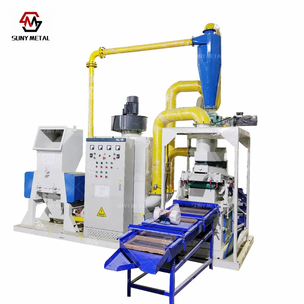 Best Selling Scrap Waste Copper Wire Recycling Plant Cable Wire Granulator Copper Plastic PVC Separating Machine