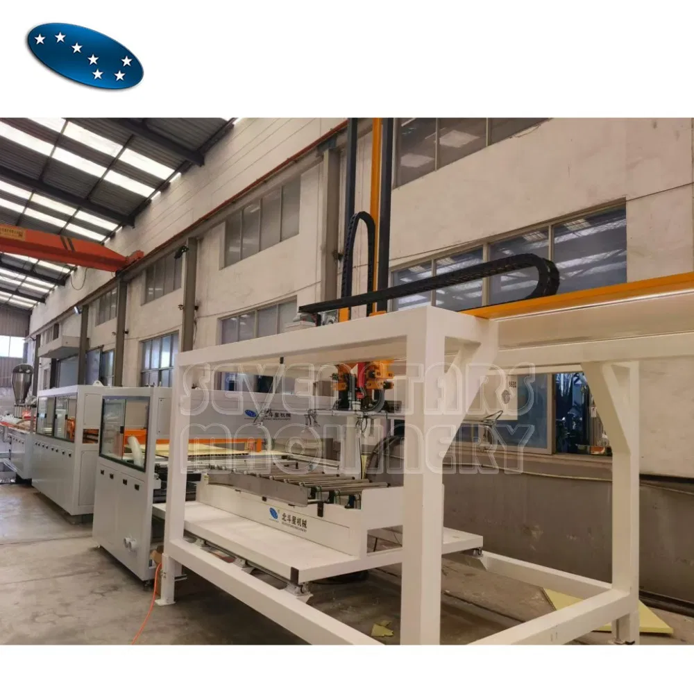 Sevenstars PVC WPC Profile Board Extruder Wood Plastic Composite Windows Door Frame/Fence Lamination