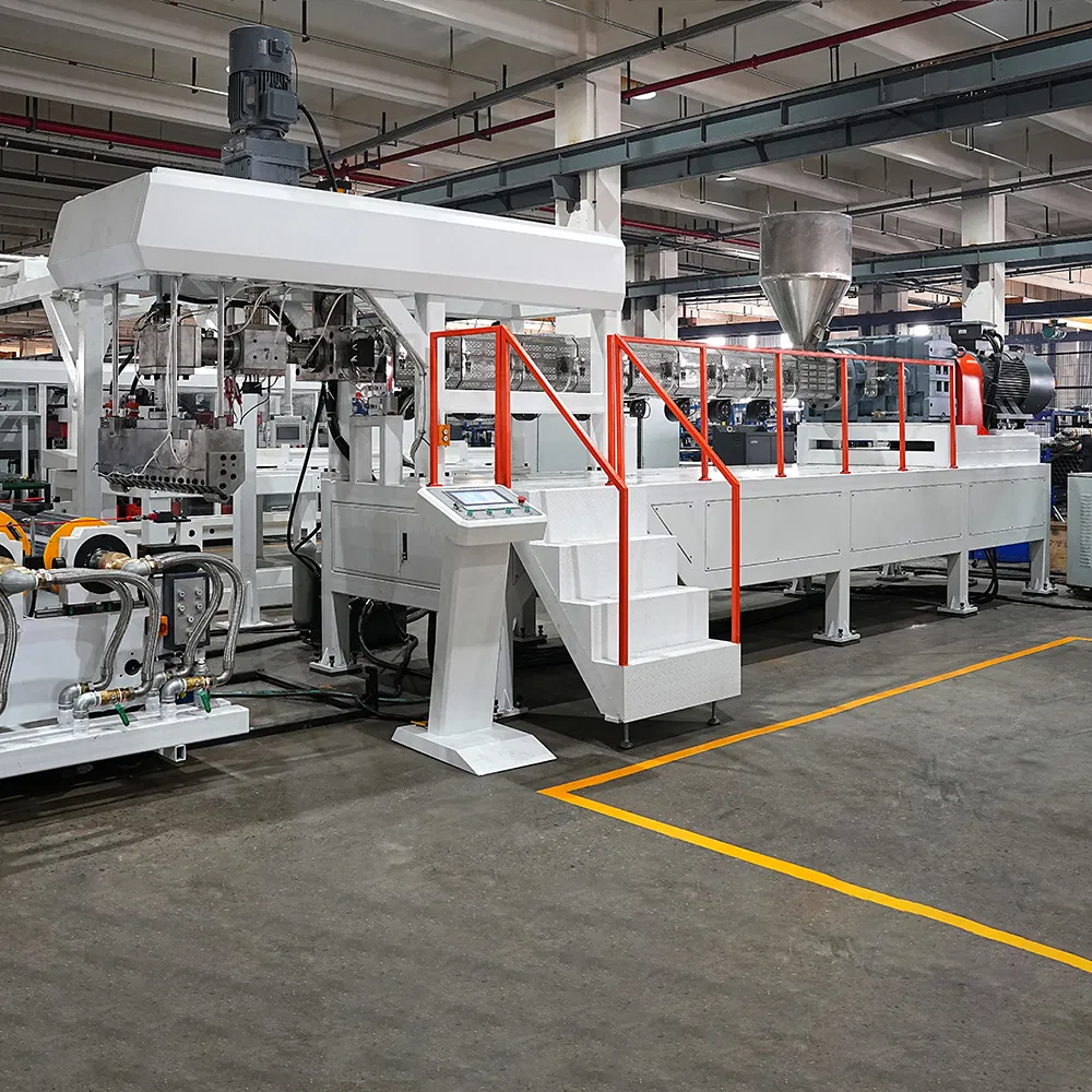 Automatic PP PS Plastic Sheet Extruder Making Machine Production Line for Food Packaging/Industrial Use