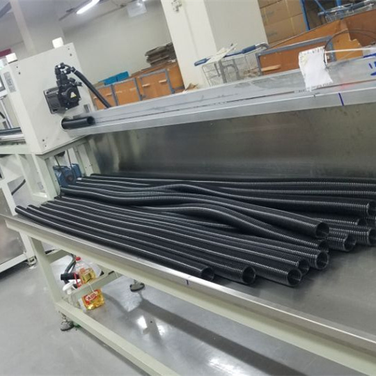 Plastic EVA Spiral Helix Corrugated Flexible Vacuum Dust Cleaner Pipe Extrusion Machinery