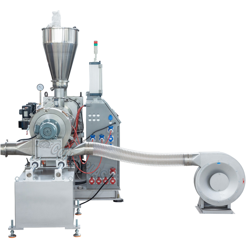 Plastic Compounding PVC Hot Cutting Granules Pellets Recycling Machine