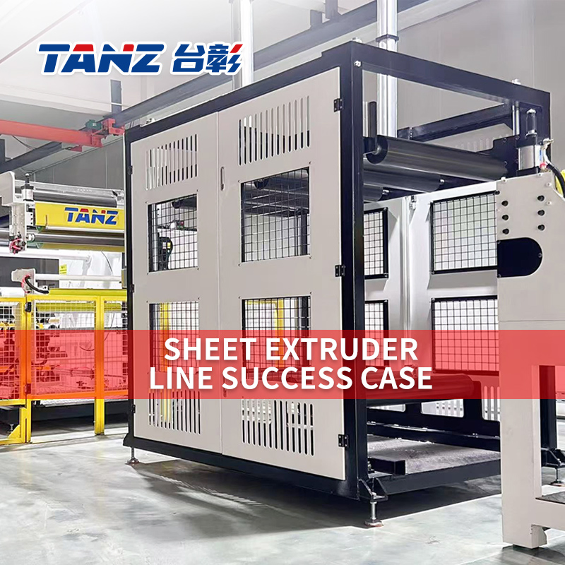 Tan Z Single Screw PP Sheet Extrusion Line Plastic Sheet Extruder Machine out Put 450kgs One Hour Running Stable Custom Made Factory Sale High Profit