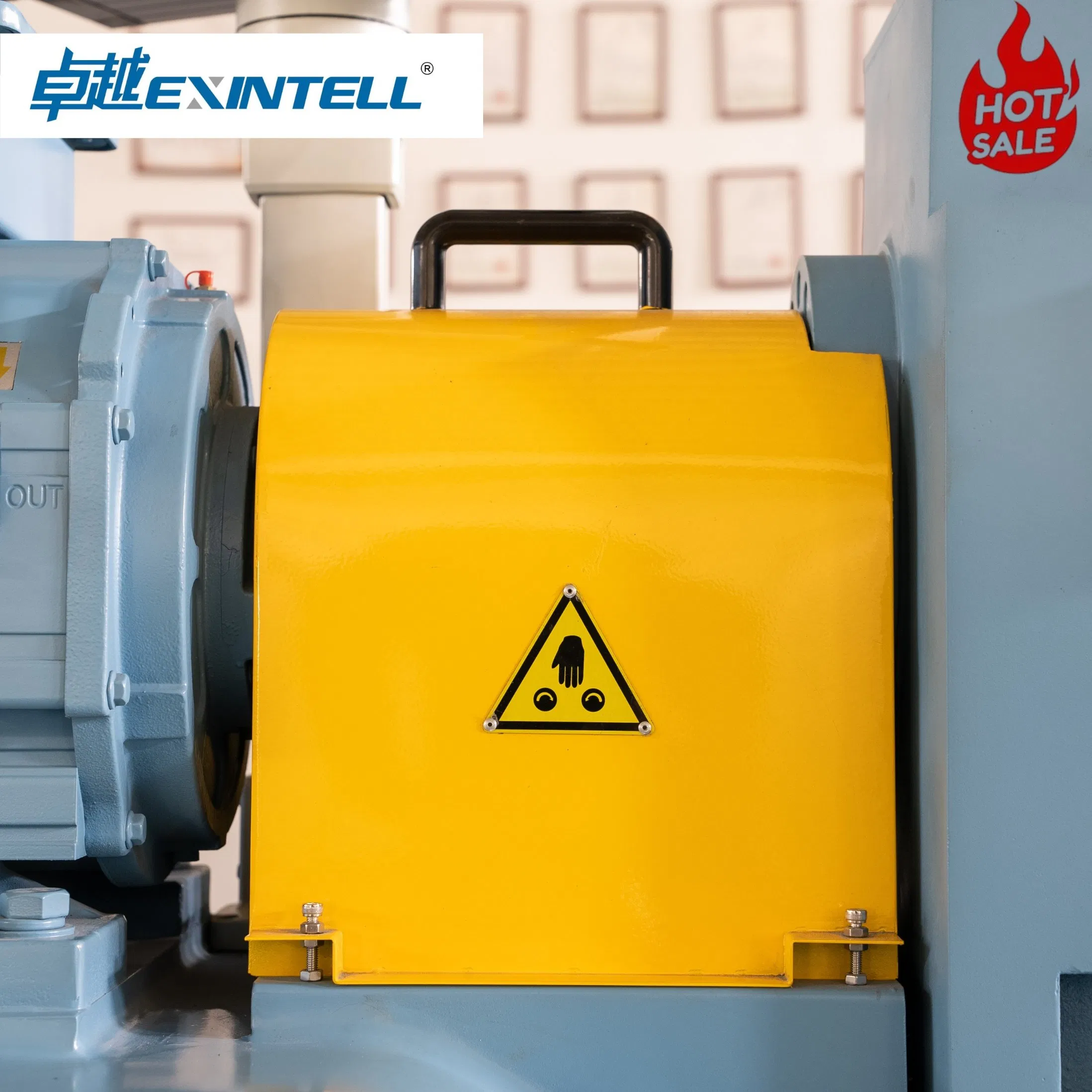 Exintell Hte 35 PP/PE/EVA Plastic Twin Screw Extruder for Plastic Pellet Plastic Compounding Machine PLC