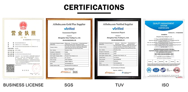 Certifications