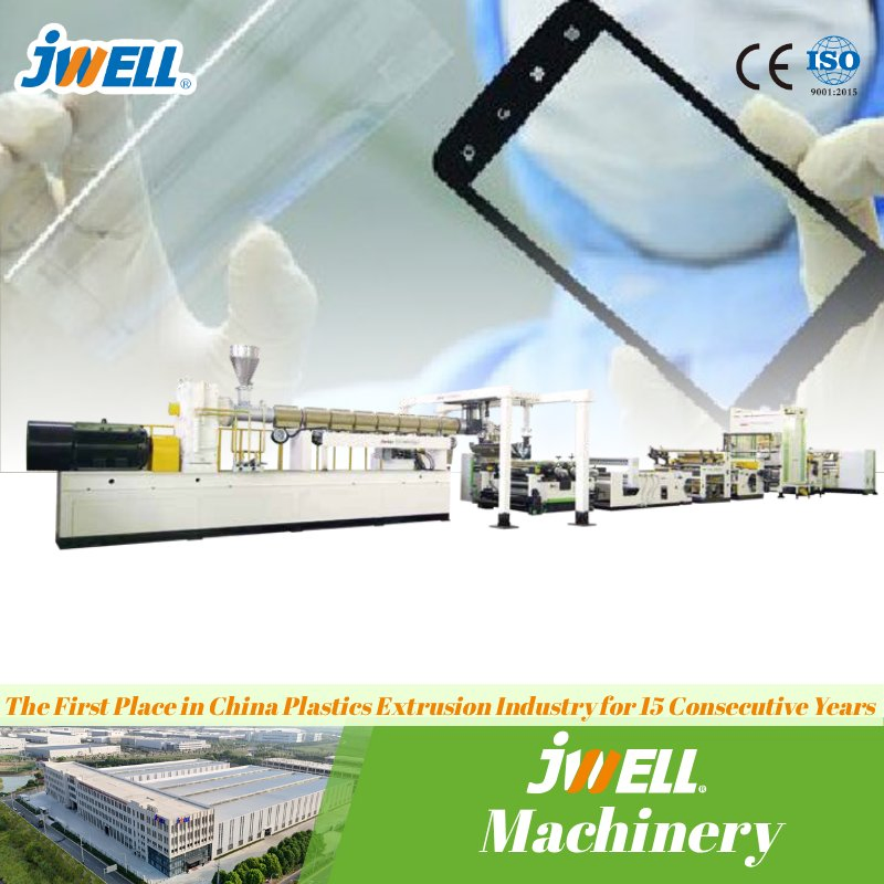 Jwell Good Price PC/PMMA/GPPS/ABS/Acrylic Material Transparent Sheet/Board Making Machine/Plastic Extruder Extrusion Line