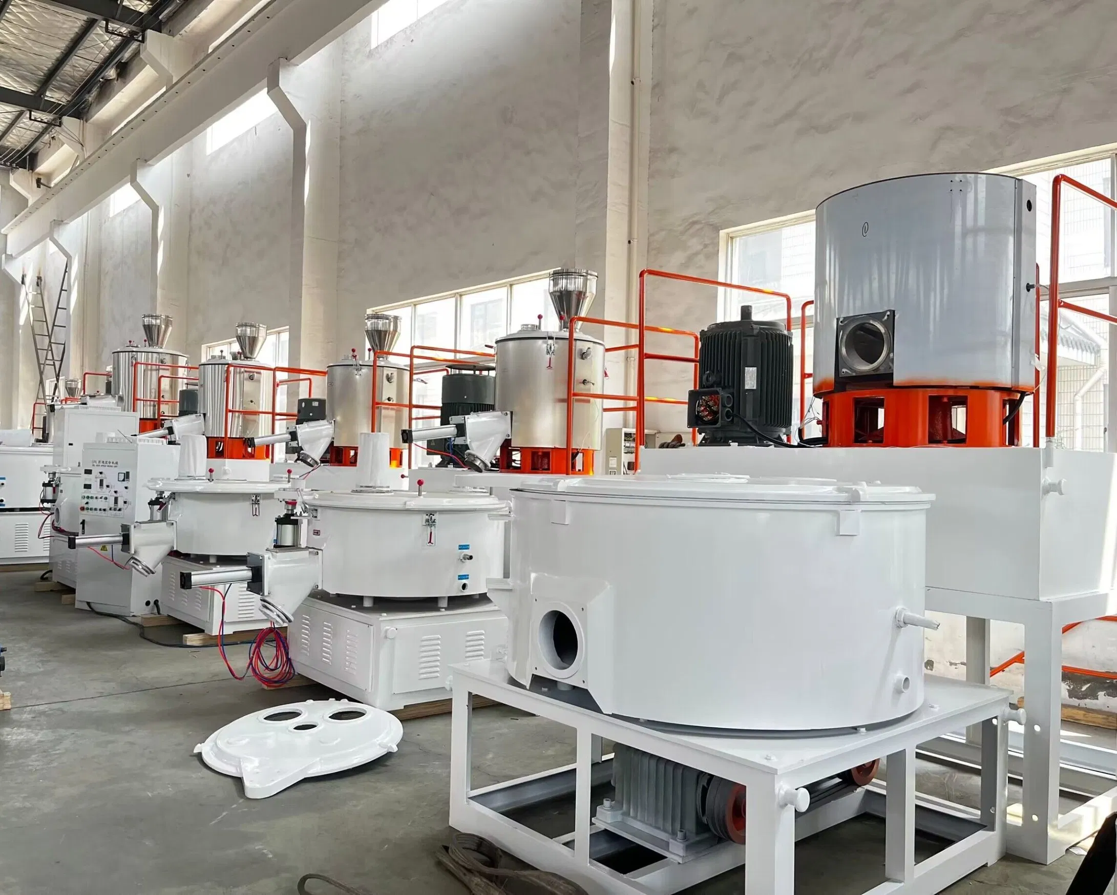 Plastic Blender, Horizontal/ Vertical Heating/Cooling PVC/UPVC/CPVC Powder Resin PE/PP Raw Material Mixer/Hot and Cold Mixing Machine Manufacturing