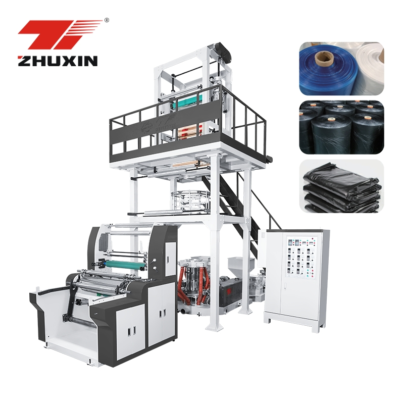 National High-Tech Enterprise Zhuxin Plastic Biodegradable Film Blowing Machine HDPE LDPE LLDPE