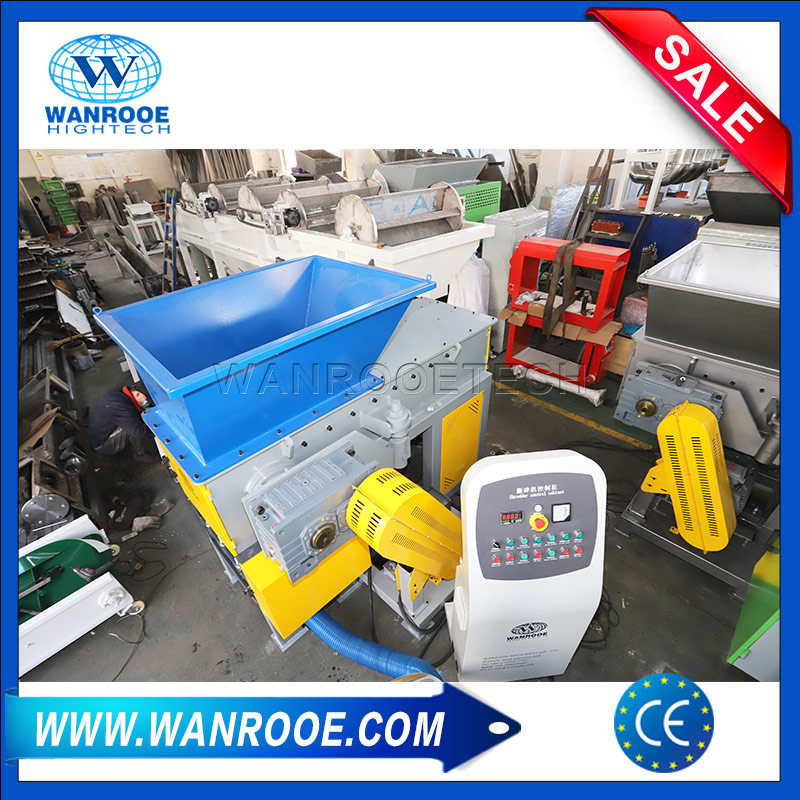 Plastic Hard Lumps and HDPE Pipe Single Shaft Shredder Crusher Machine