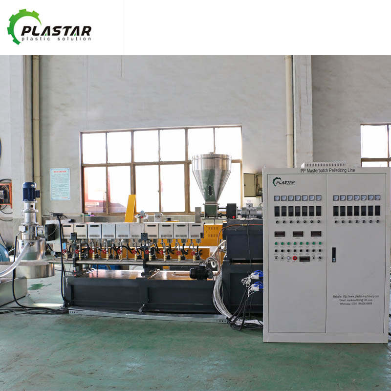 Twin Screw Plastic Granulation Compounding Extruder Machine