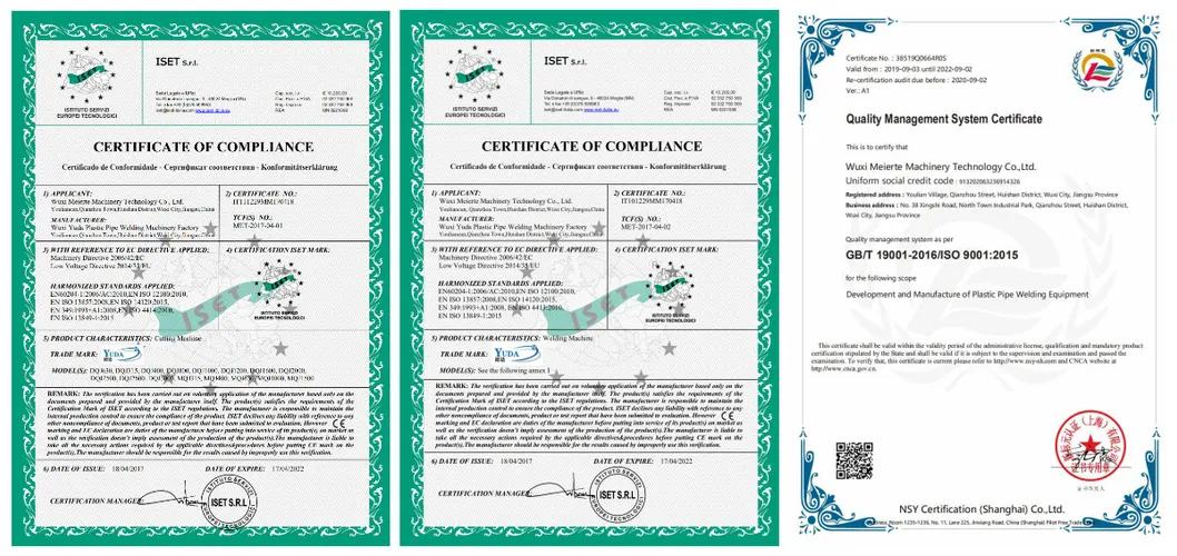 Certifications