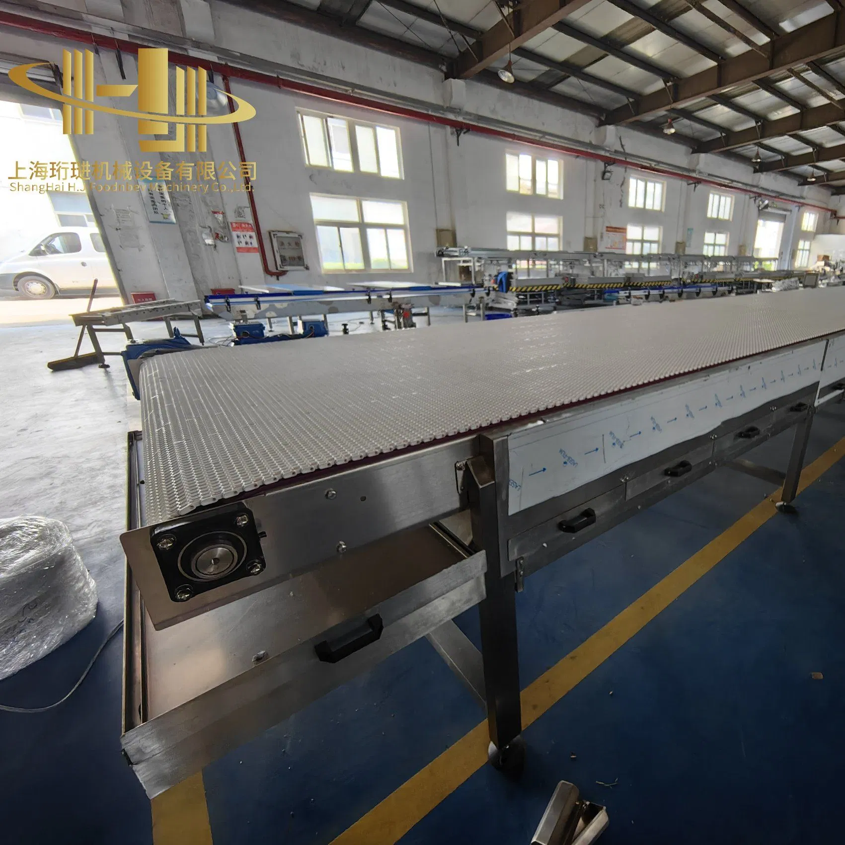 Customizable Snacks Plastic Modular Belt Conveyor Systems for Efficient Food Beverage Industrial Production Lines
