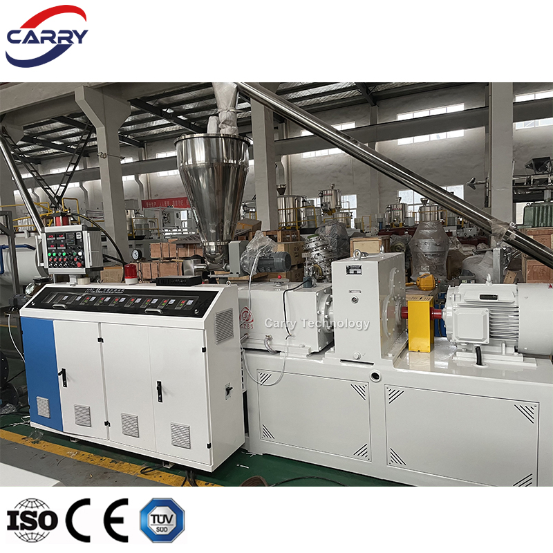 100-800kgh UPVC Recycling Granulator Extruder Plastic CPVC Granule Pellet Making Machine Plant PVC Pelletizing Extrusion Production Line Compounding Pelletizer