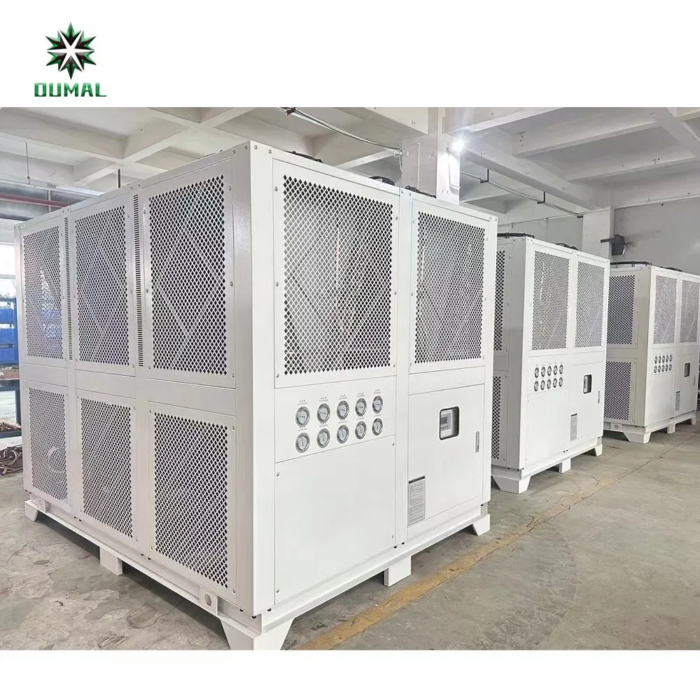 50ton-100ton Air to Water Cooled Industrial Chiller Water Cooling System for Plastic Industry