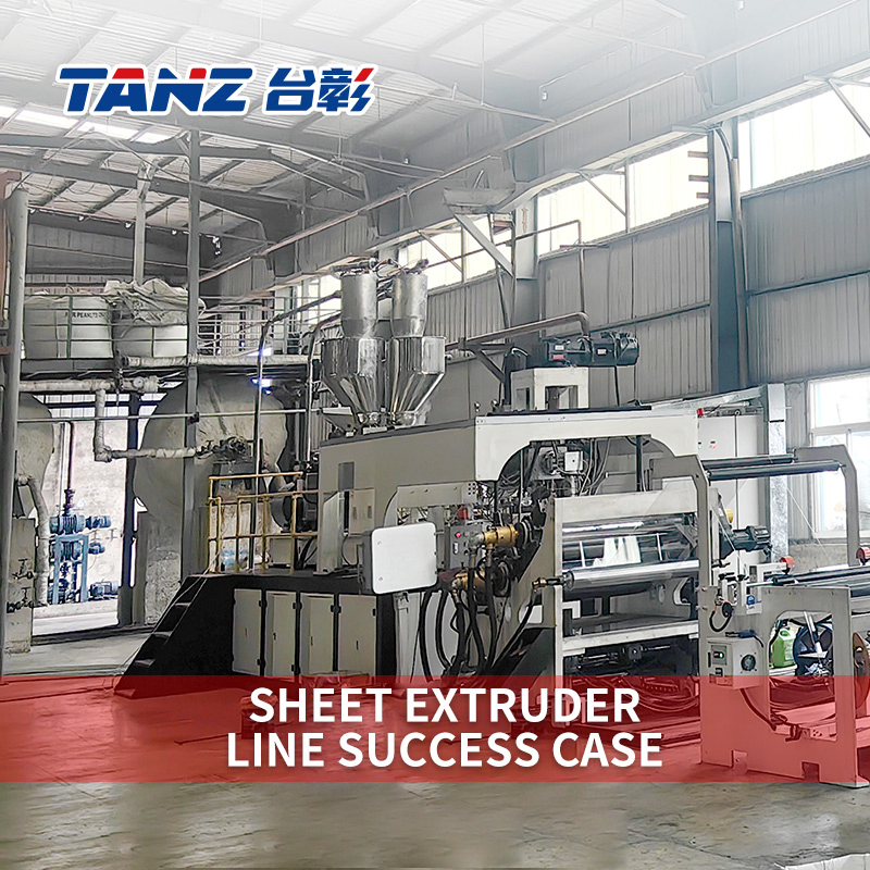 Tan Z Single Screw PP Sheet Extrusion Line Plastic Sheet Extruder Machine out Put 450kgs One Hour Running Stable Custom Made Factory Sale High Profit