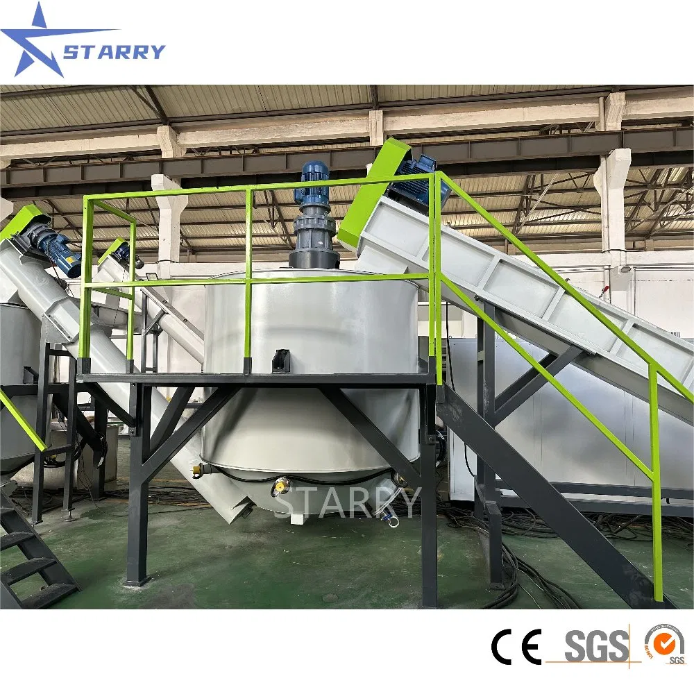 Factory Price Pet Plastic Bottle Recycle Machine for Pet Flakes Washing Drying