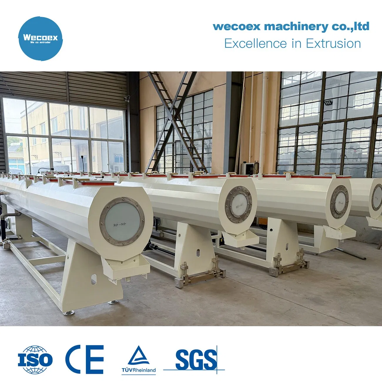 16 to 1600mm Plastic PVC PPR PE HDPE Water Supply Drainage Irrigation Gas Pipe Making Machine Extrusion Line