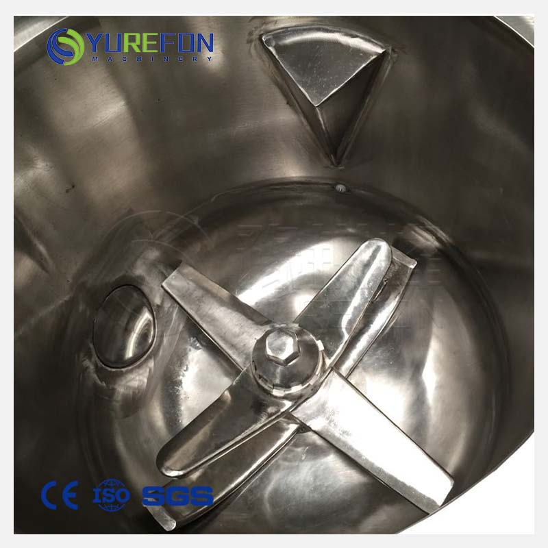 Plastic PVC Resin Vertical Compounding Heating Cooling Mixing System