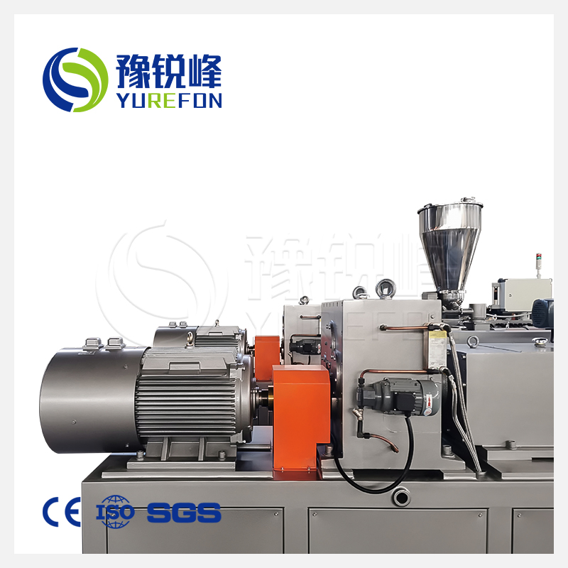 Plastic Machine PVC Conical Twin Screw Extruder for Pipe Profile Sheet Extrusion