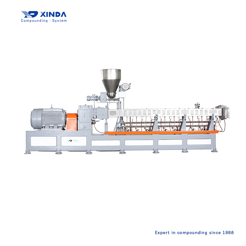 New Design China Manufacturer Bio Decomposing Plastic Twin Screw Extruder Pelletizing Granulator Machinery