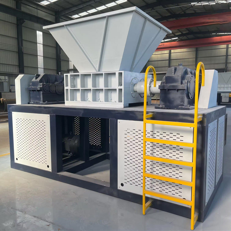High-Torque Crusher Shredder Machine for Plastic Metal Rubber Tires &amp; Wood Waste